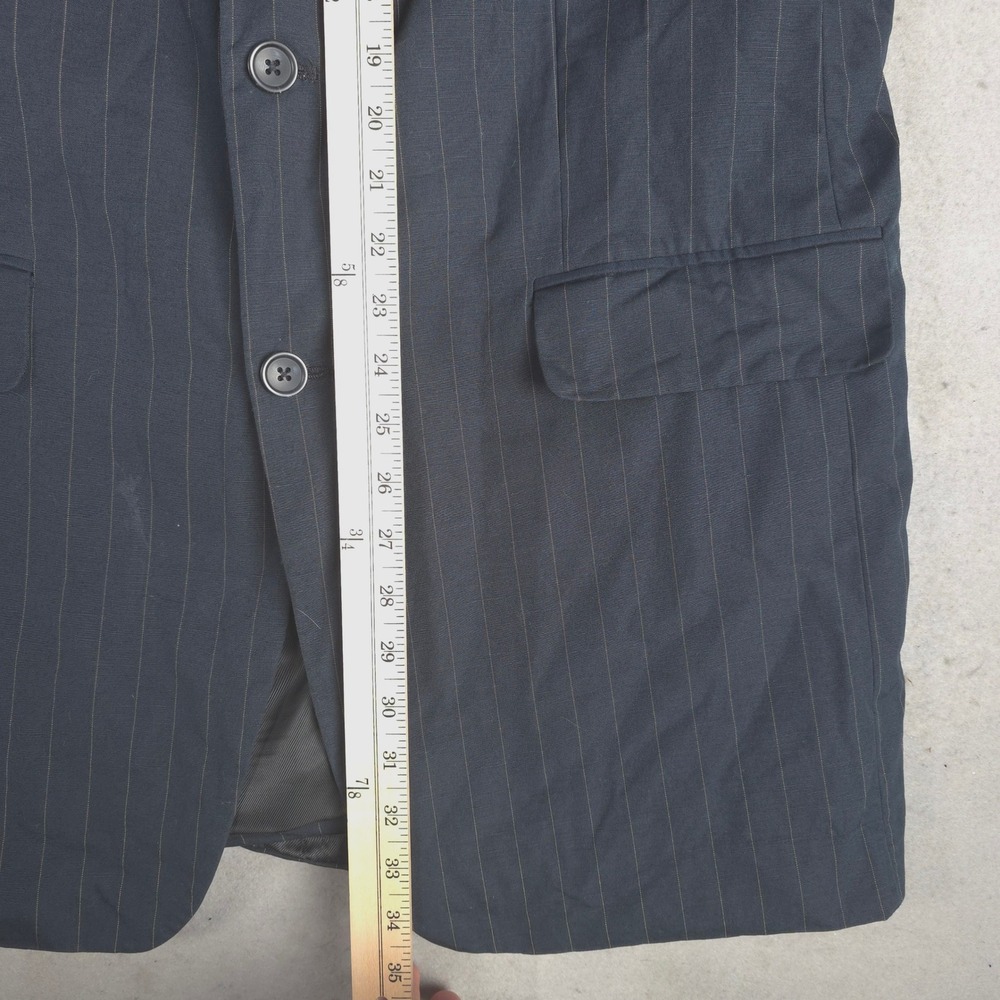 Banana Republic Pinstripe Blazer‎ Business Casual Jacket 46L - Picture 8 of 10